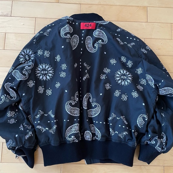 424 cropped reversible bomber - Picture 4 of 4